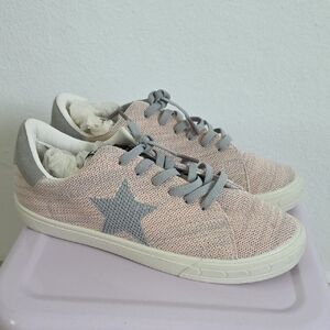 Vintage Havana Pink and Gray Star Sneakers